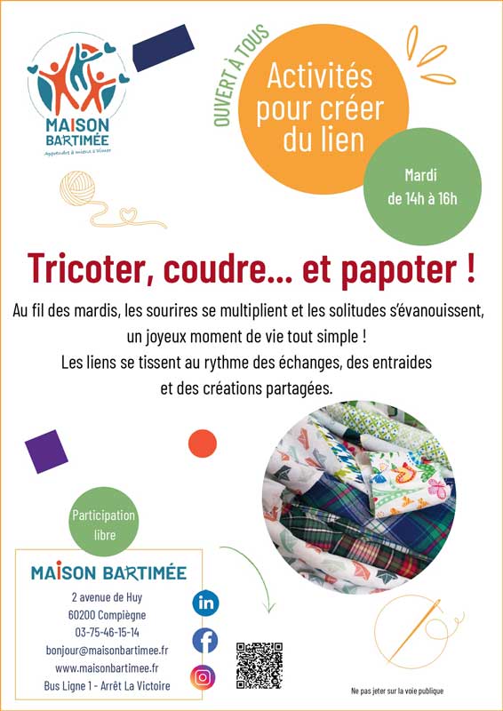 Tricoter Coudre Papoter 2025 2026