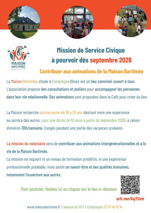 Mission De Service Civique À Pourvoir Septembre 2026 Mission De Service Civique À Pourvoir Septembre 2026