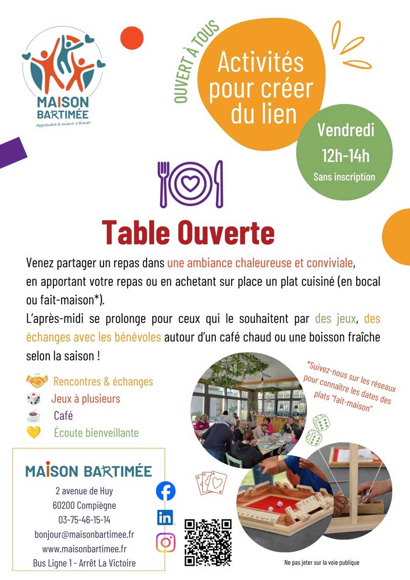 Table Ouverte Ok