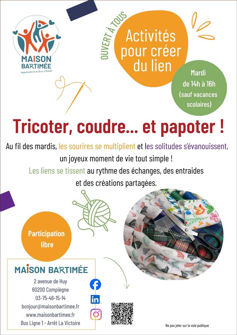 Tricoter Coudre Et Papoter
